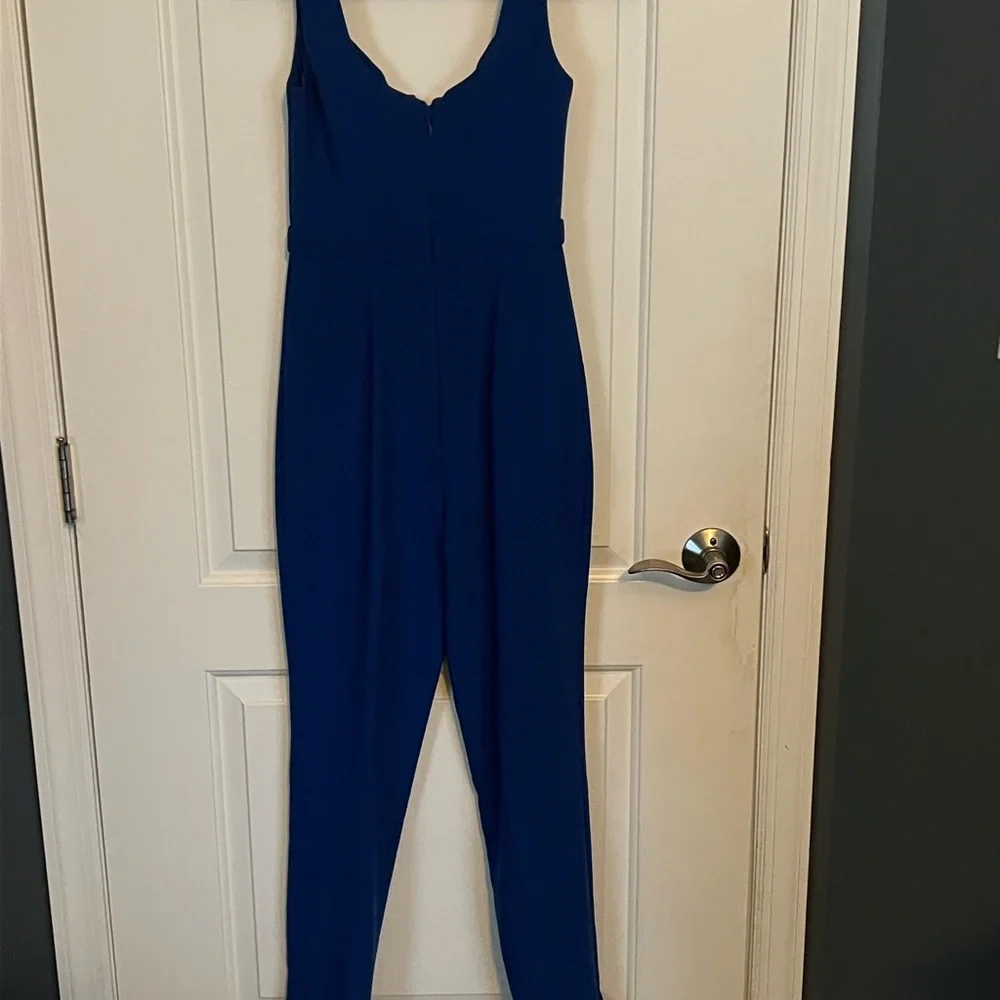 NWT Bebe Elegant Blue Jumpsuit - Picture 2 of 2